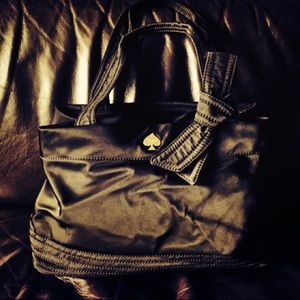 Kate Spade medium black nylon tote